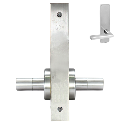 ESCUTCHEON DOUBLE FIXED DUMMY Satin chromium plated