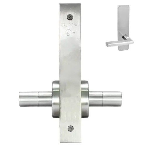 ESCUTCHEON DOUBLE FIXED DUMMY Bright chromium plated