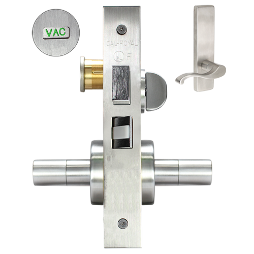 ESCUTCHEON KEYED PRIVACY WITH Bright chromium plated