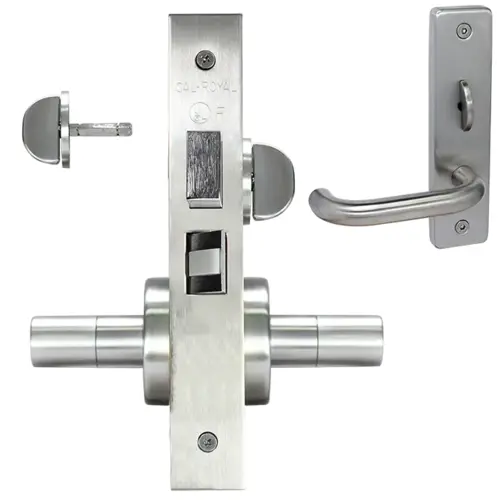 ESCUTCHEON PRIVACY MORT LOCK Bright brass