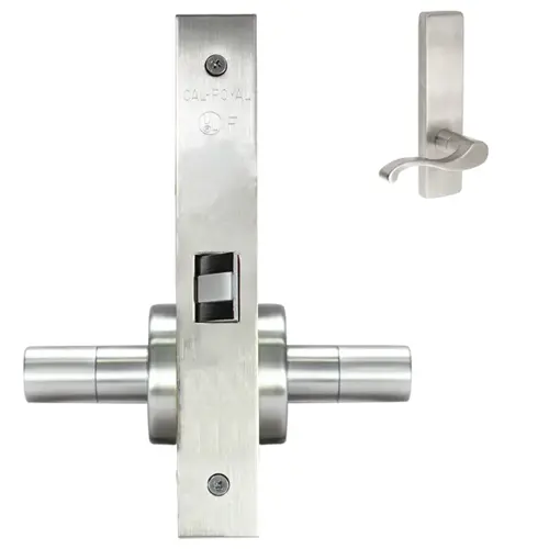 ESCUTCHEON PASSAGE MORT LOCK Satin chromium plated