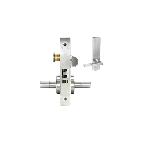 ESCUTCHEON ENTRANCE MORT LOCK Satin brass