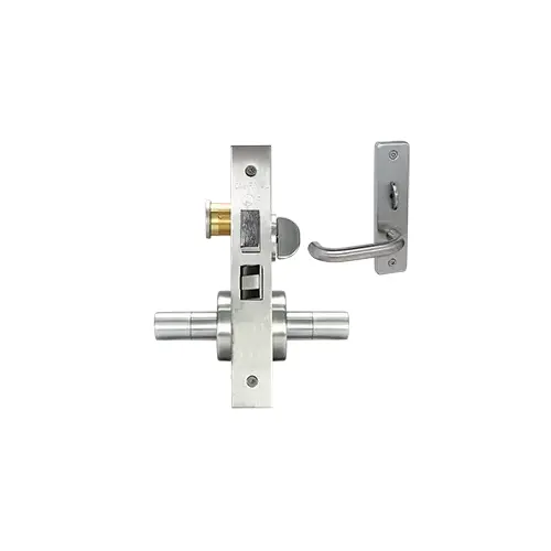 CLOSET/STOREROOM MORTISE LOCK Satin chromium plated