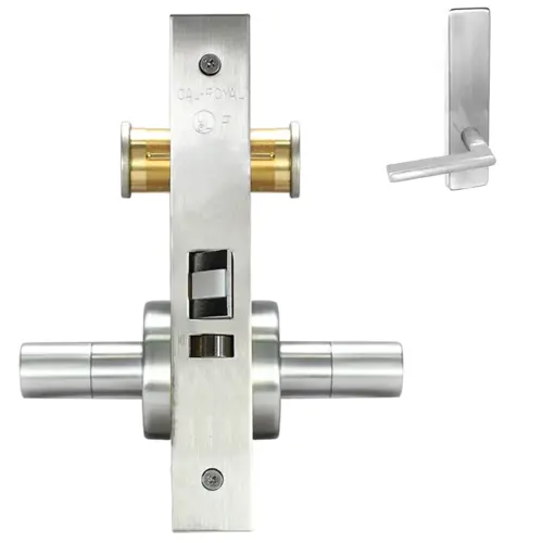 ESCUTCHEON PRIVACY MORT LOCK Satin brass