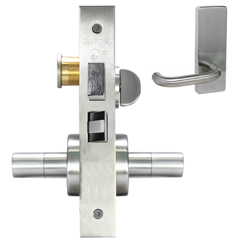 ESCUTCHEON CORRIDOR MORT LOCK Bright brass