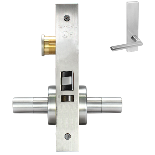 ESCUTCHEON CLASSROOM LOCK MOR Bright chromium plated