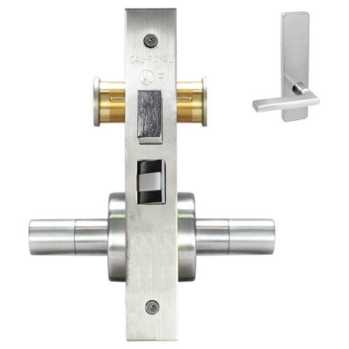 ESCUTCHEON STORE DOOR LOCK MO Bright brass