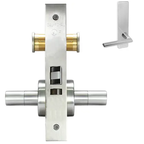 ESCUTCHEON PRIVACY MORT LOCK Bright chromium plated