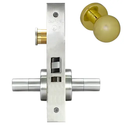 SECTIONAL STOREROOM MORT LOCK Bright chromium plated