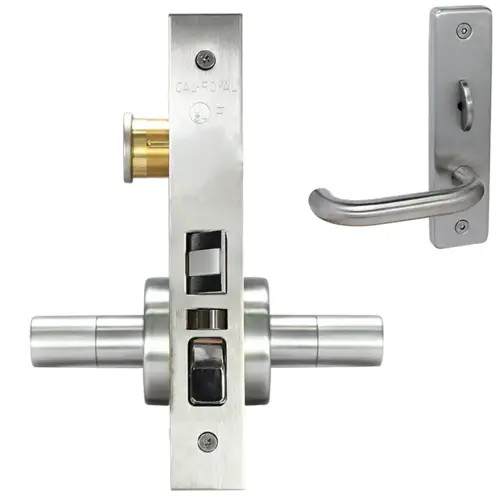 ESCUTCHEON PRIVACY MORT LOCK Bright chromium plated