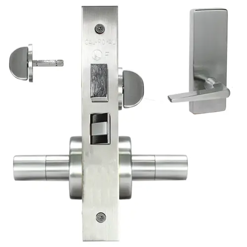 ESCUTCHEON PRIVACY MORT LOCK Satin brass