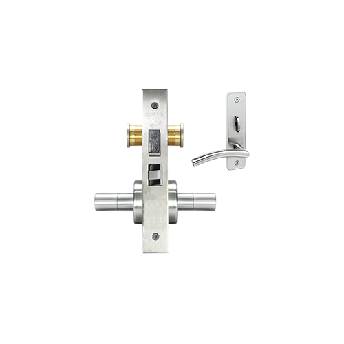 ESCUTCHEON STORE DOOR LOCK MO Bright chromium plated