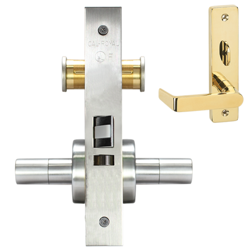 ESCUTCHEON PRIVACY MORT LOCK Bright chromium plated