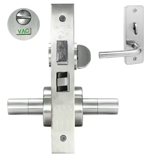 ESCUTCHEON PRIVACY WITH DEADB Bright chromium plated