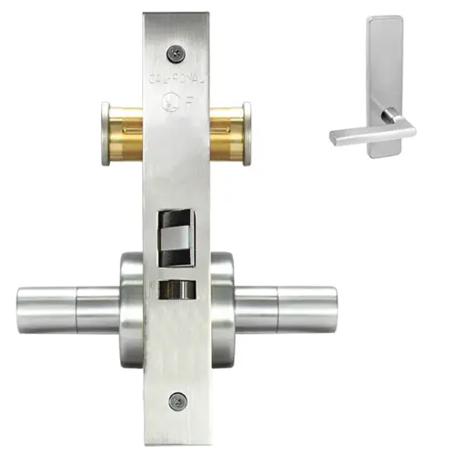 ESCUTCHEON PRIVACY MORT LOCK Bright brass