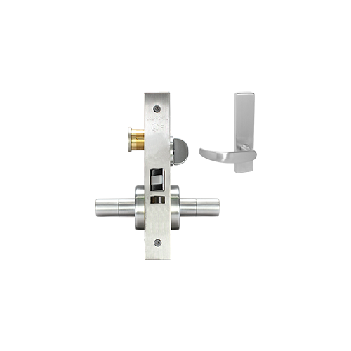 ESCUTCHEON ENTRANCE MORT LOCK Satin brass