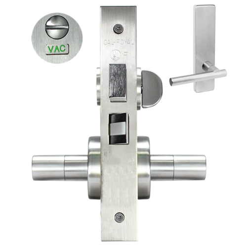 ESCUTCHEON PRIVACY WITH DEADB Satin chromium plated