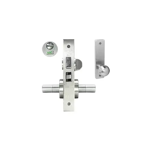 ESCUTCHEON PRIVACY WITH DEADBO Satin chromium plated