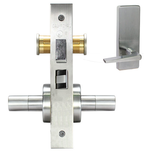 ESCUTCHEON STORE DOOR LOCK MO Bright brass