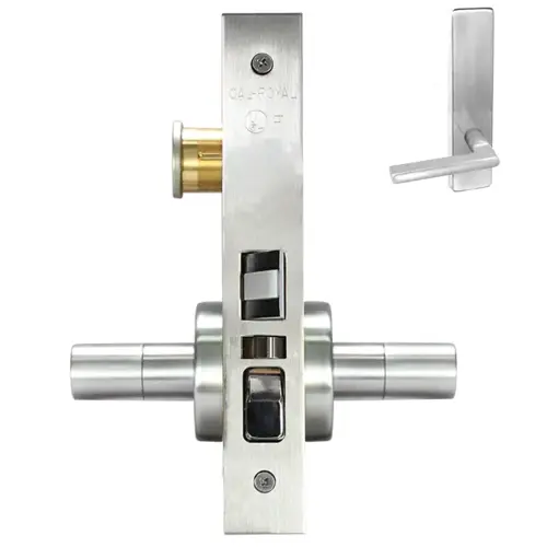 ESCUTCHEON PRIVACY MORT LOCK Bright chromium plated