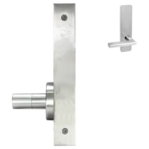 ESCUTCHEON SINGLE FIXED DUMMY Satin chromium plated