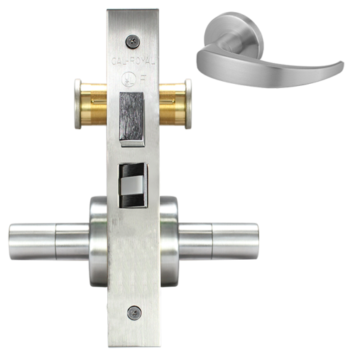 SECTIONAL STORE DOOR LOCK MOR Satin brass