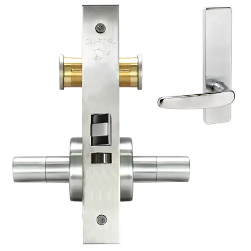 ESCUTCHEON PRIVACY MORT LOCK Satin brass