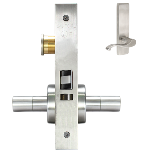 ESCUTCHEON CLASSROOM LOCK MOR Bright chromium plated