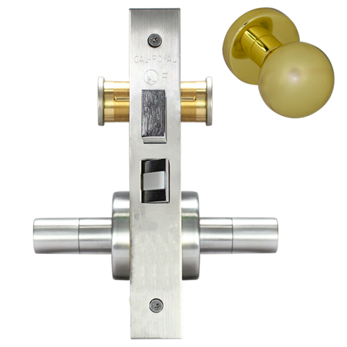 SECTIONAL STORE DOOR LOCK MOR Satin brass