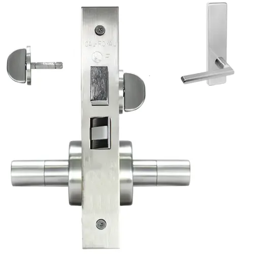 ESCUTCHEON PRIVACY MORT LOCK Bright chromium plated