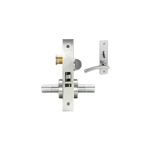 ESCUTCHEON ENTRANCE MORT LOCK Bright chromium plated