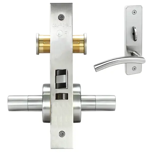 ESCUTCHEON PRIVACY MORT LOCK Satin brass