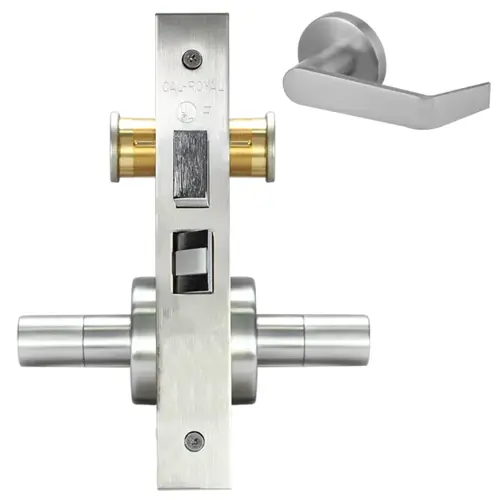 SECTIONAL STORE DOOR LOCK MOR Satin brass