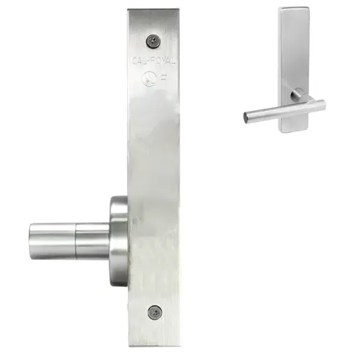 ESCUTCHEON SINGLE FIXED DUMMY Satin chromium plated