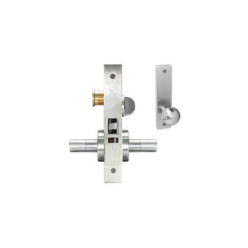 ESCUTCHEON ENTRANCE MORT LOCK Satin brass