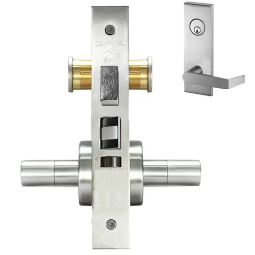 ESCUTCHEON CLASSROOM WITH DB Satin brass