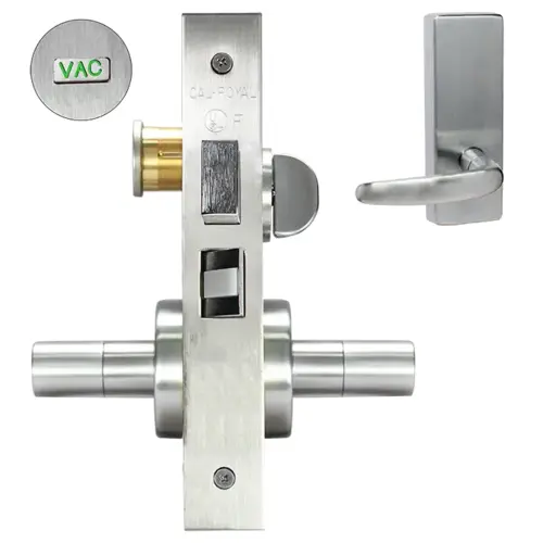 ESCUTCHEON KEYED PRIVACY WITH Satin chromium plated