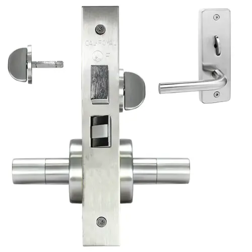 ESCUTCHEON PRIVACY MORT LOCK Bright chromium plated