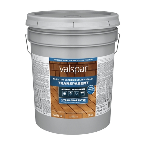 Valspar VL1028076-20 STAIN&SEALER TRNSP CDR NATL 5G