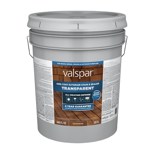 Valspar VL1028079-20 STAIN&SEALER TRNSP CNYN BRN 5G