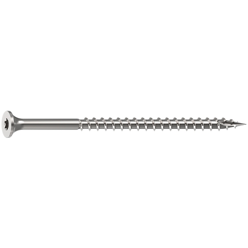 Camo 0348190 Deck Screw, #10 Thread, 3-1/2 in L, 2/3 Thread, Bugle Head, Star Drive, Sharp, Type-17 Point, 50 - pack of 50