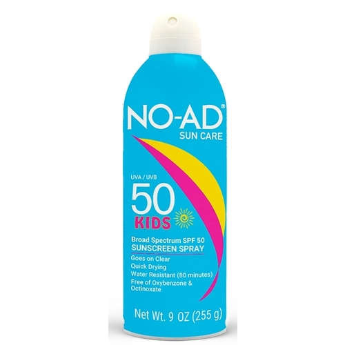 NO-AD NO-AD609 SPRAY SUNSCREEN KIDS SPF50 9OZ