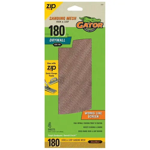 GATOR 7177 MESH SANDING DRYWL H&L 180GRIT