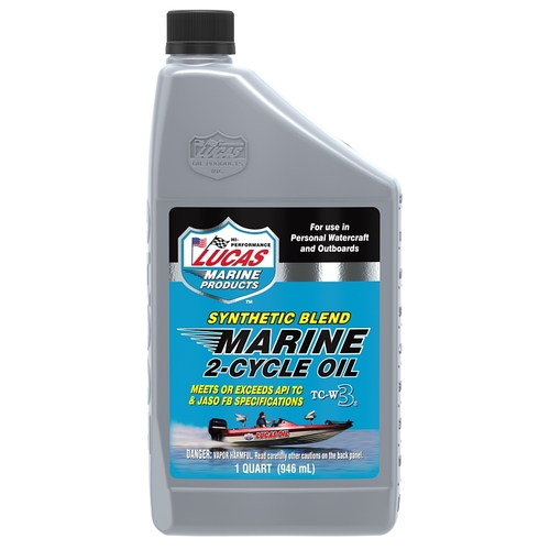 Lucas Oil Products 10860 2-Cycle Synthetic Marine Oil, 1 qt