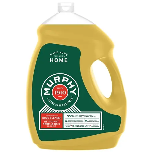 Murphy Oil Soap 61035074 Original Wood Cleaner, 145 oz, Liquid, Citrus, Amber