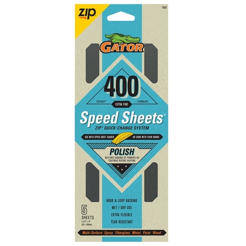 GATOR 7850 PAPER SAND QUICK CHANGE 400GRT - pack of 5
