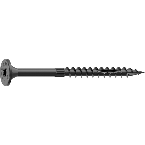 Structural Screw, 5/16 in Thread, 4 in L, Flat Head, Star Drive, Sharp Point, PROTECH Ultra 4 Coated, 250