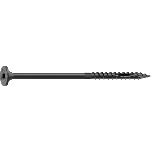 Structural Screw, 5/16 in Thread, 6 in L, Flat Head, Star Drive, Sharp Point, PROTECH Ultra 4 Coated, 250