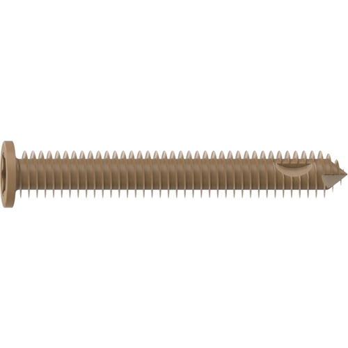 Structural Screw, 0.155 in Thread, 6 in L, Truss Head, Star Drive, Sharp Point, PROTECH Ultra 4 Coated, 50