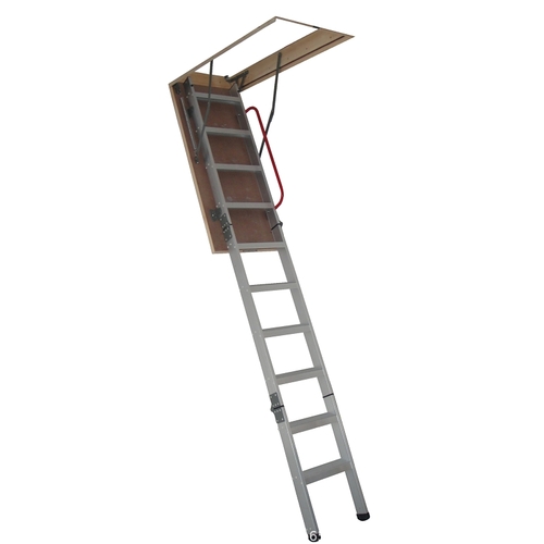 ALW255X54 Attic Ladder, Wood, Ceiling Opening: 25X53.5 in